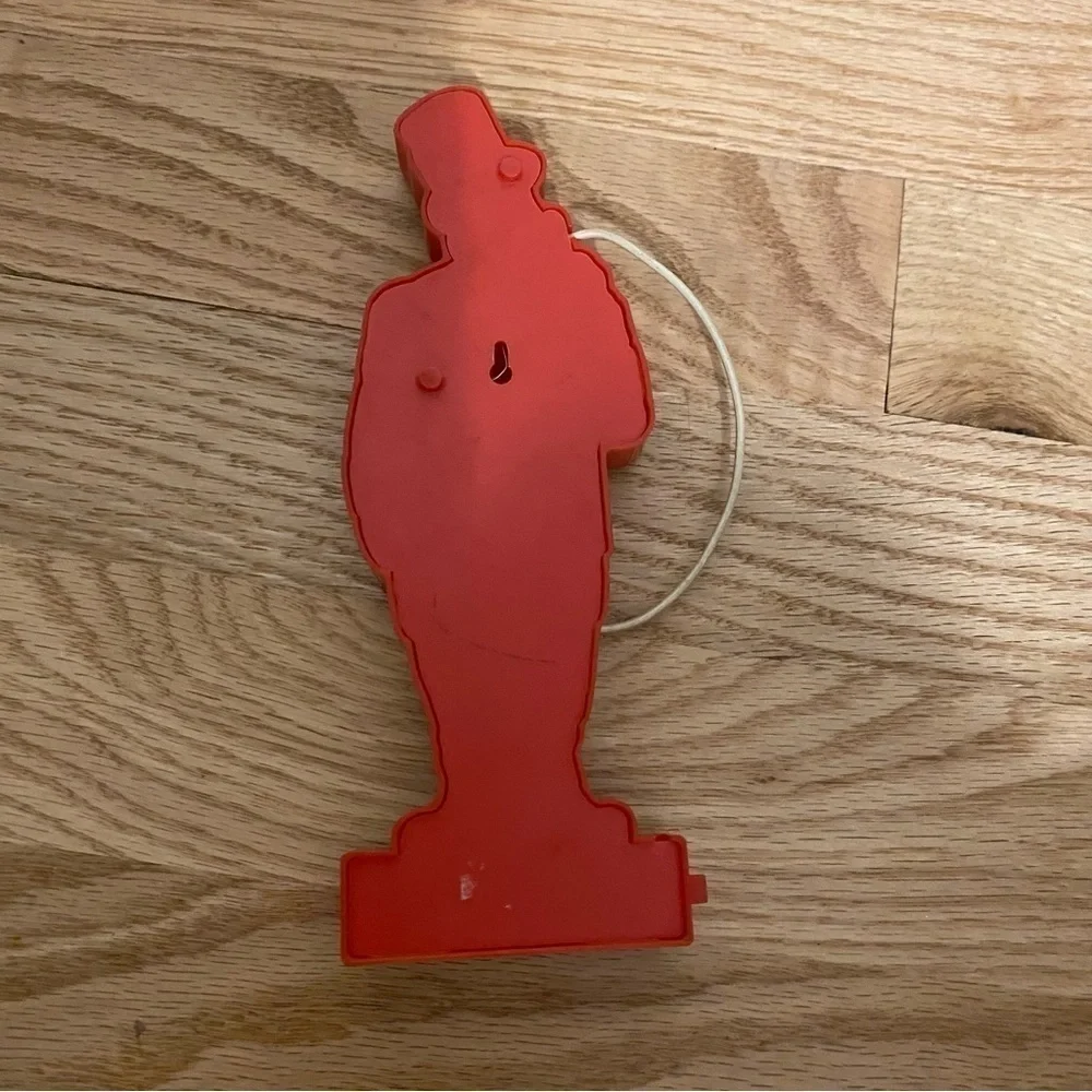 Vintage WC Fields Red Nosed Battery Tester 1974 Clown Yellow Red